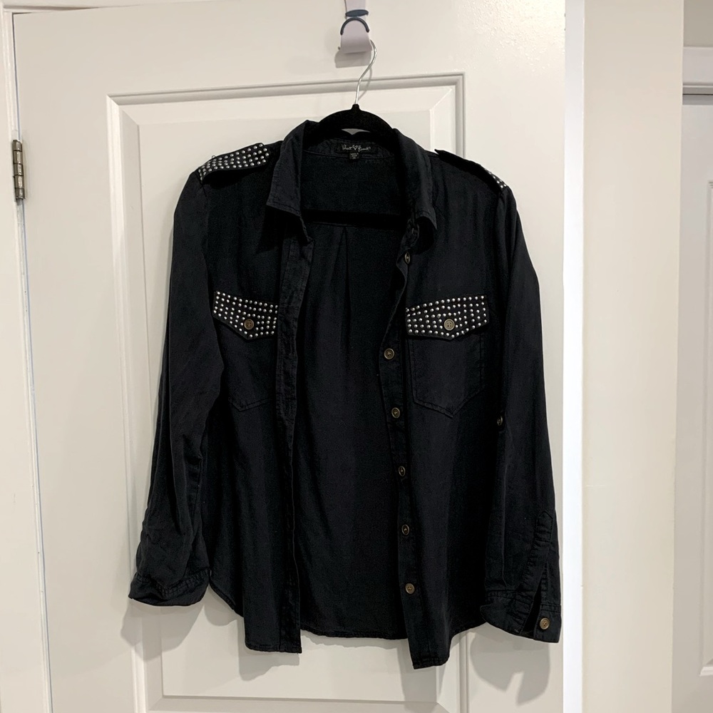 💫3 for 60$💫 velvet heart studded shirt